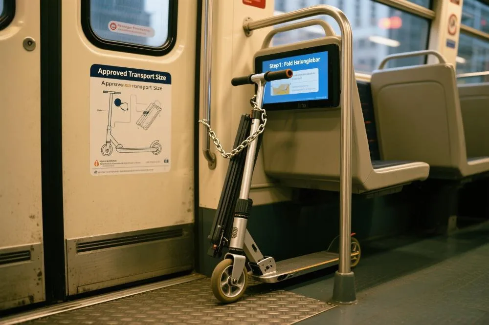 How to transport a scooter