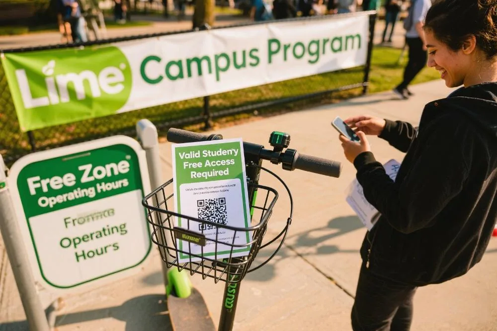 How to use lime scooter for free