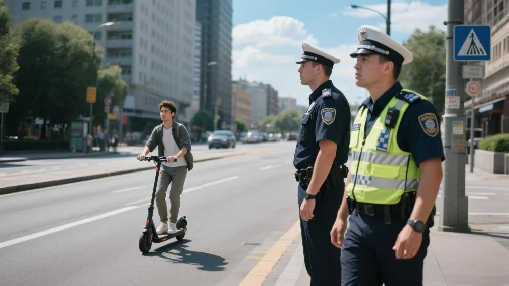 can you ride an e-scooter on the road