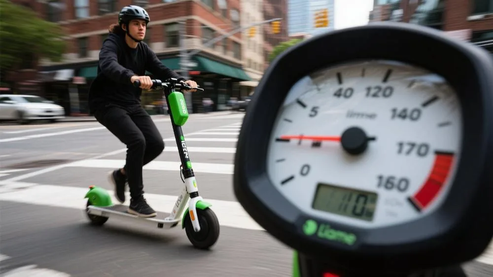 how fast does a lime scooter go
