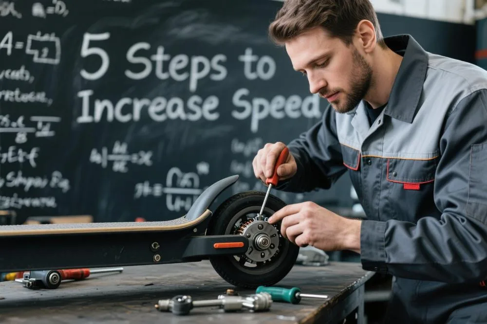 How to make a scooter faster