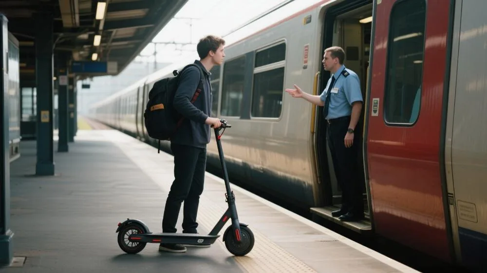 can you take an electric scooter on a train