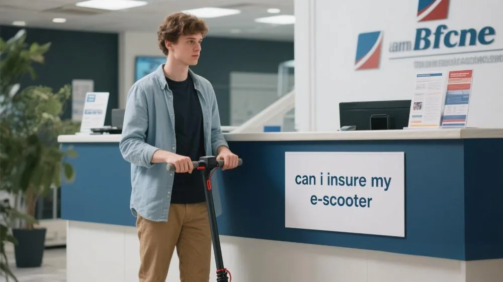 can i insure my e-scooter