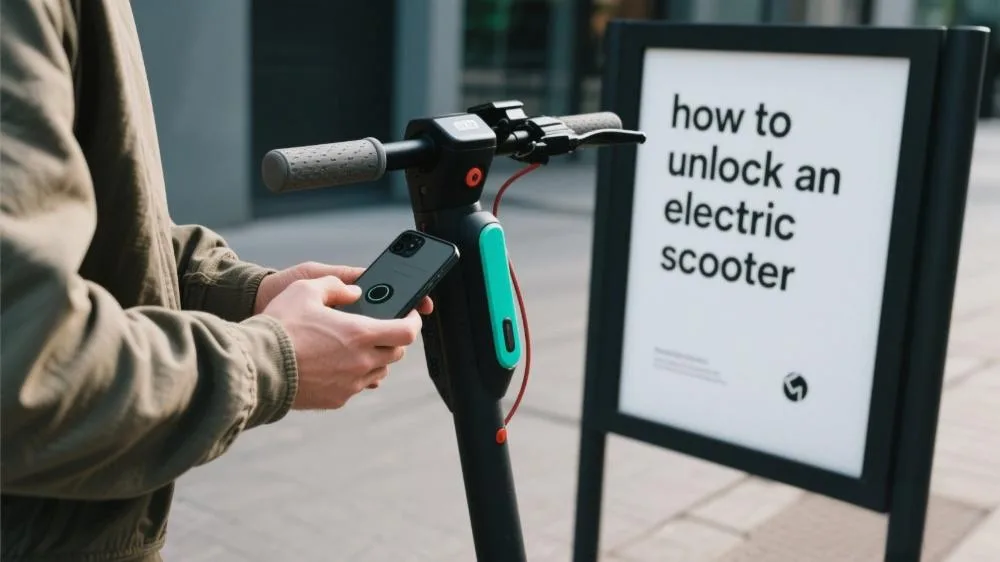 how to unlock an electric scooter