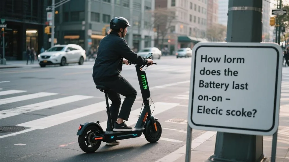 how long does the battery last on an electric scooter