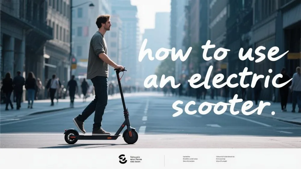 how to use an electric scooter