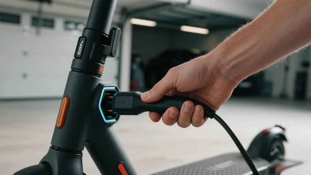 how to charge an electric scooter battery