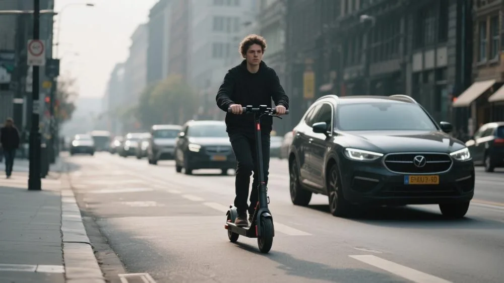 can i ride an e-scooter on the road