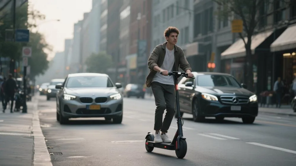 can i ride my electric scooter on the road