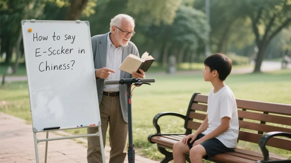 how to say e-scooter in chinese