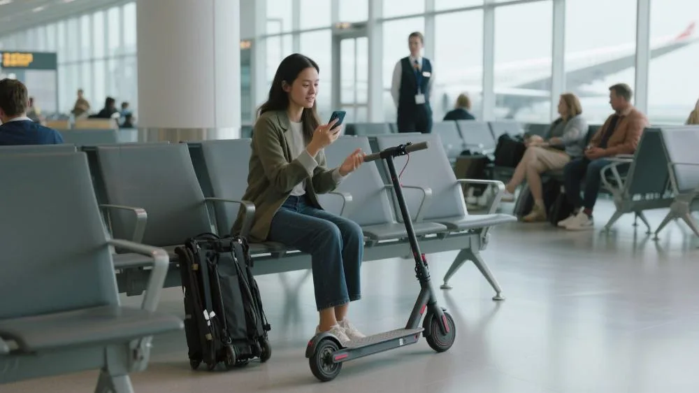 can you bring an electric scooter on a plane