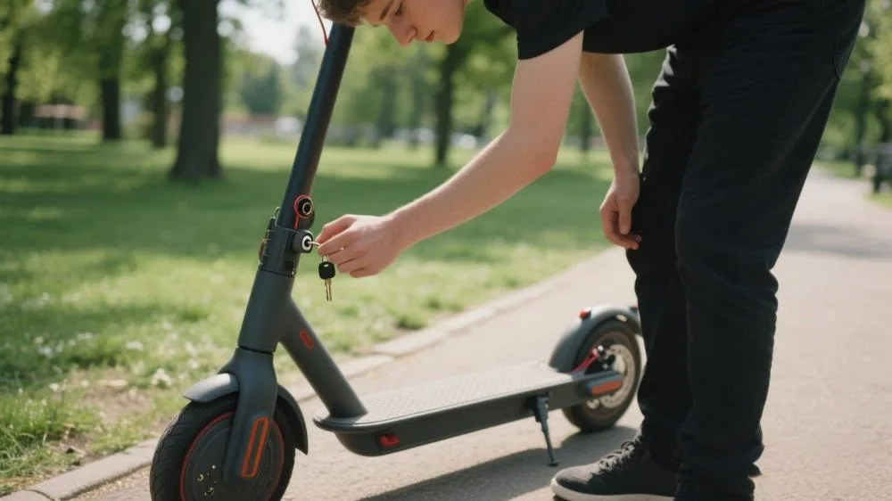 how to open an electric scooter