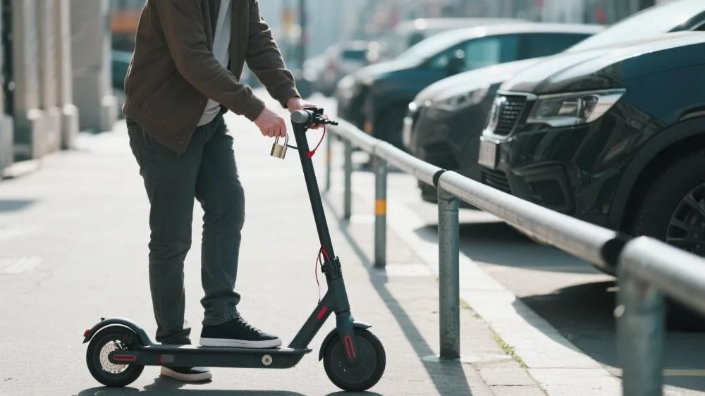 how to secure your e-scooter