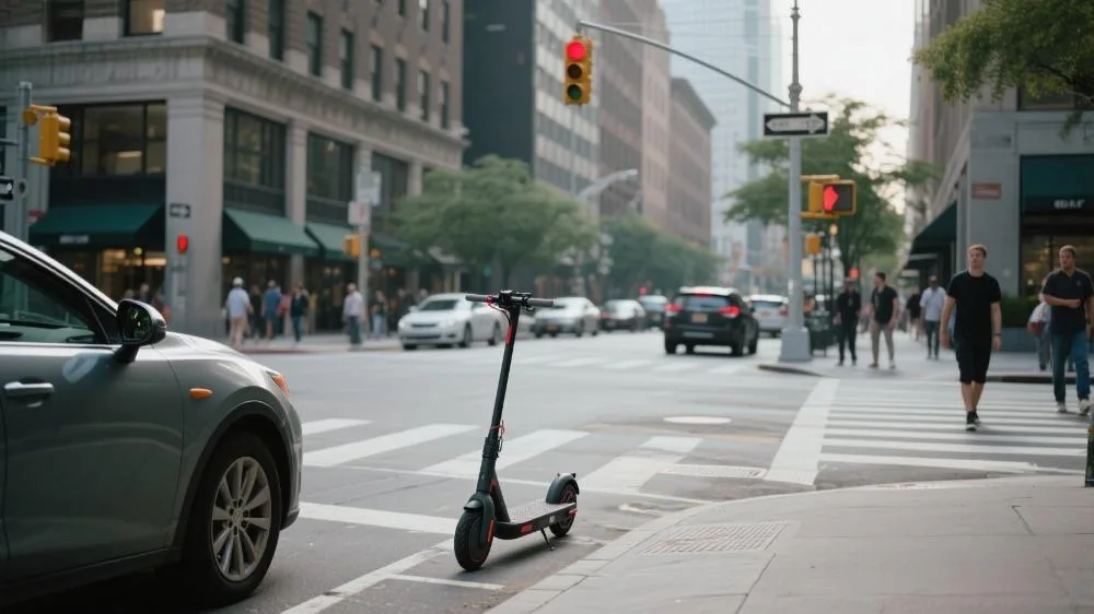 is an electric scooter a motor vehicle​