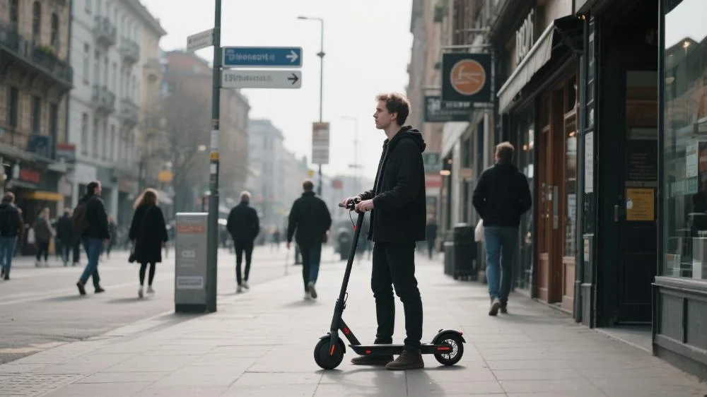can I ride an electric scooter on the sidewalk