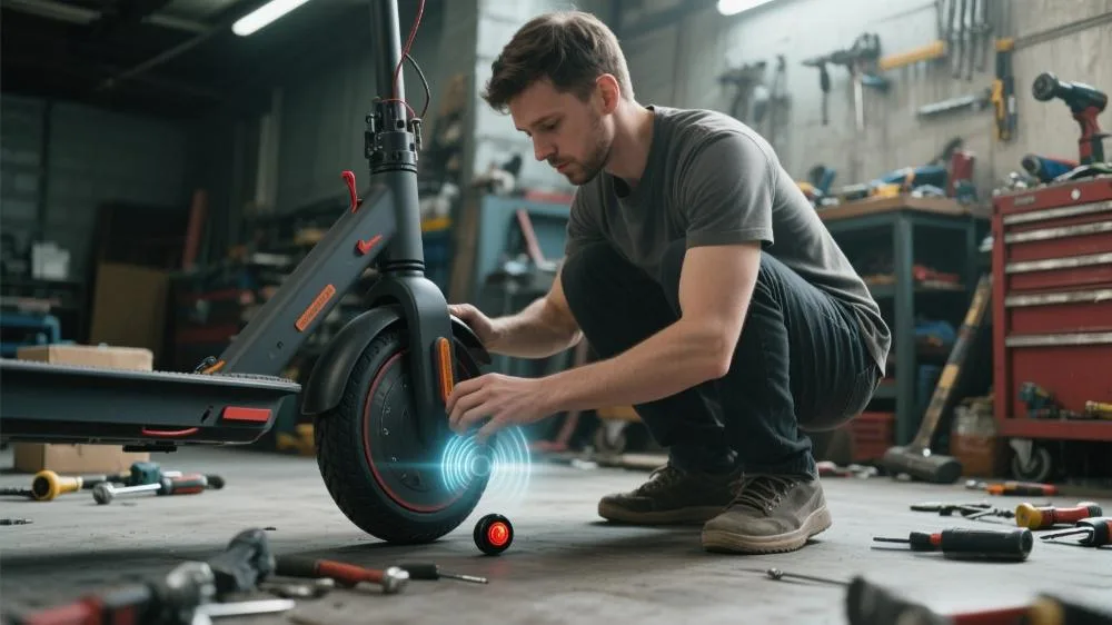 why is my e-scooter beeping