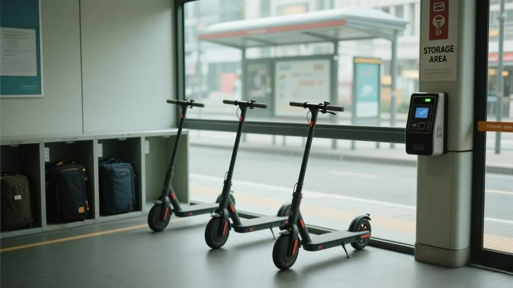 can I take an e-scooter on a bus