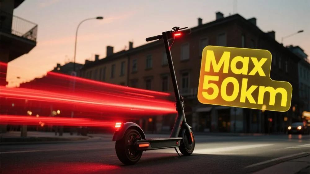 what is the range of an e-scooter